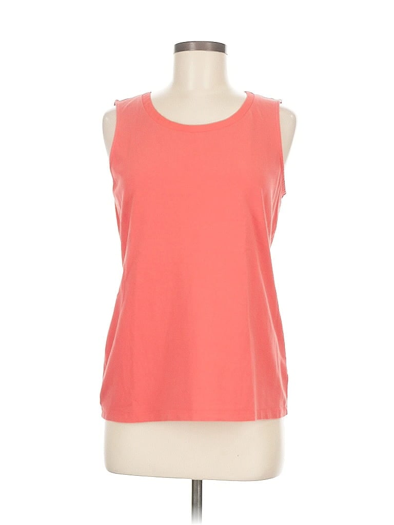 Pre-owned Talbots Outlet Sleeveless T-shirt In Orange