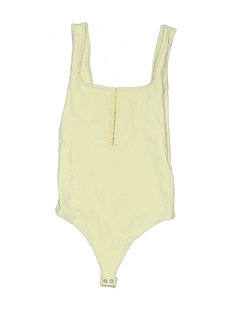 Pre-owned Abercrombie & Fitch Bodysuit In Yellow