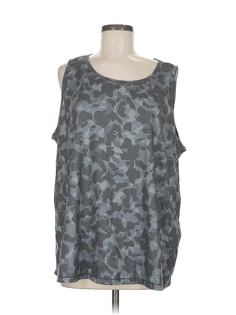 Pre-owned Unbranded Sleeveless T-shirt In Gray