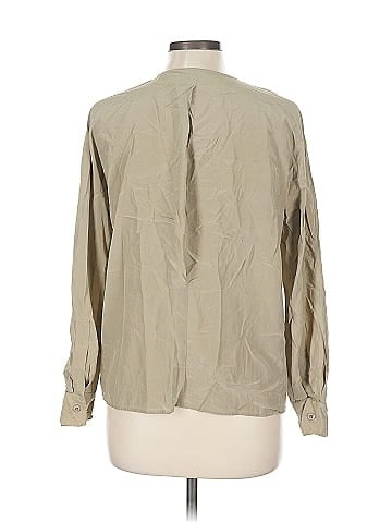 Linda Allard Ellen Tracy Long Sleeve Silk Top (view 2)