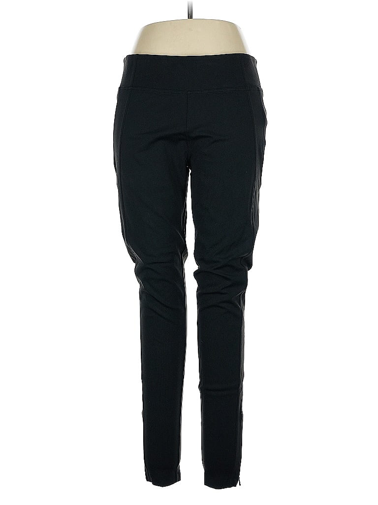 Pre-owned Athleta Track Pants In Black