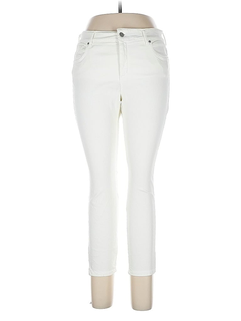 Pre-owned Nydj Jeans In White