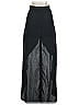 Topshop 100% Polyester Black Formal Skirt Size 2 - photo 2