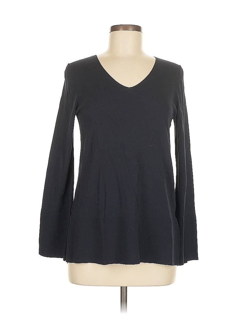 Pre-owned Ann Taylor 3/4 Sleeve T-shirt In Gray