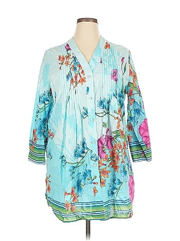 Soft Surroundings 3/4 Sleeve Blouse (view 1)