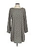 Everly Print Gray Casual Dress Size S - photo 1