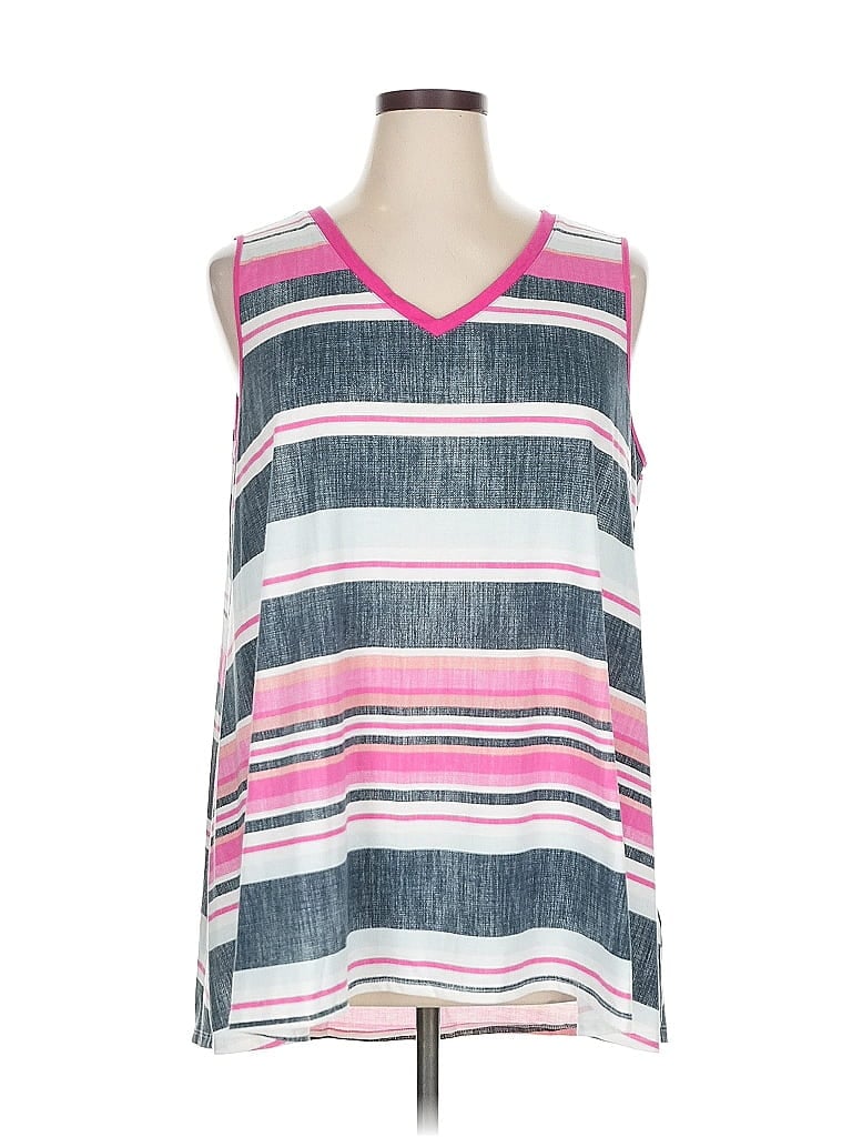 Pre-owned Lularoe Sleeveless T-shirt In Pink