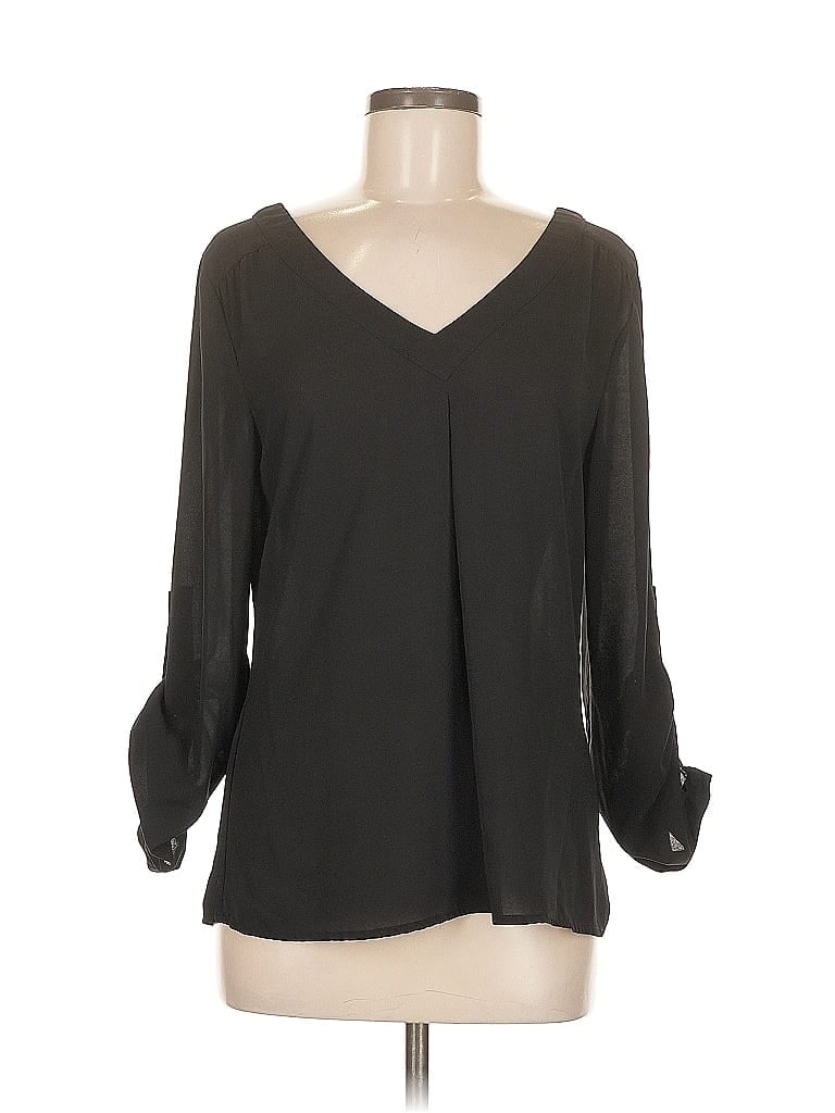 Pre-owned 41hawthorn Long Sleeve Blouse In Black