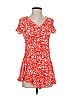 Everly 100% Rayon Orange Red Casual Dress Size S - photo 1