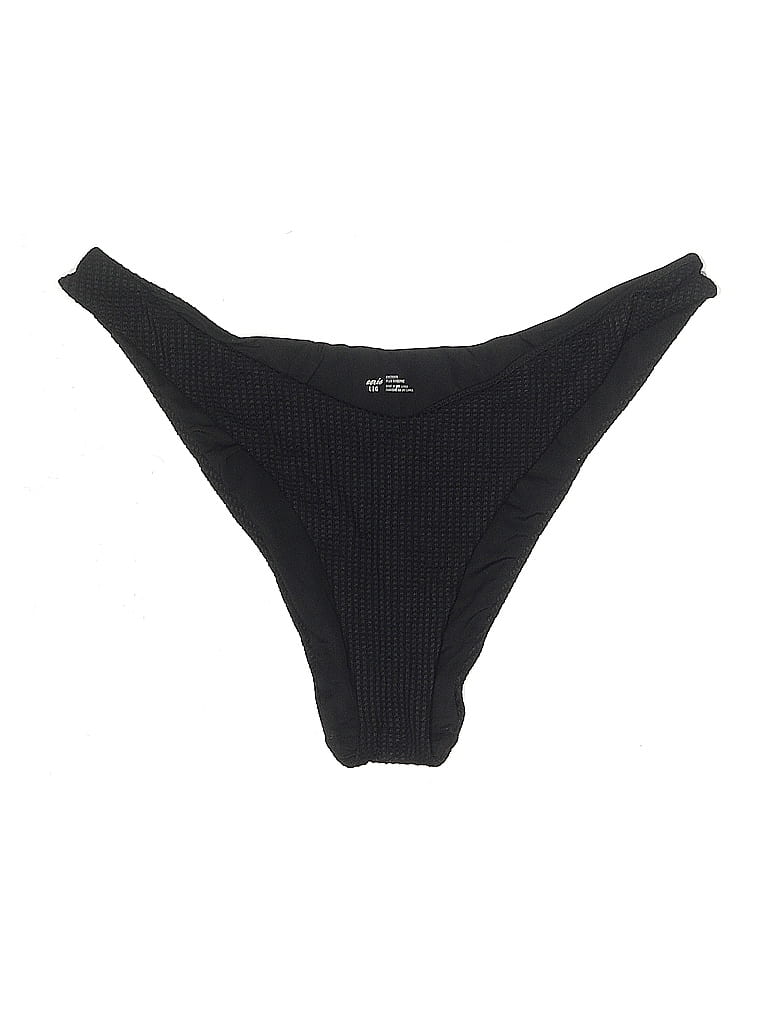 Pre-owned Aerie Swimsuit Bottoms In Black