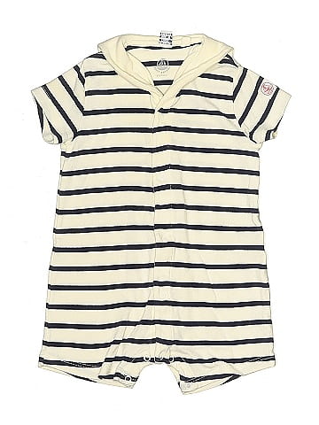 Petit Bateau Short Sleeve Onesie (view 1)