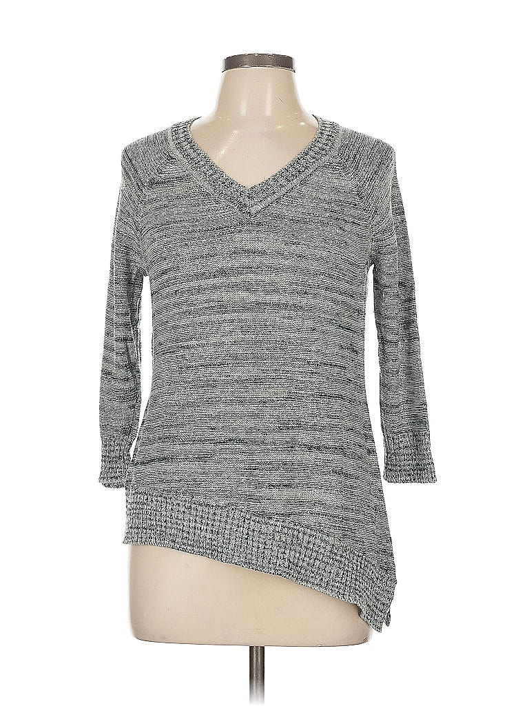 DRESSBARN Pre-owned Pullover Sweater In Gray