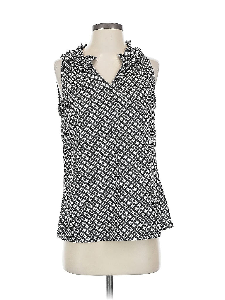 Pre-owned Banana Republic Factory Store Sleeveless Blouse In Black