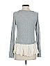 Ella Moss Gray Long Sleeve Top Size S - photo 2