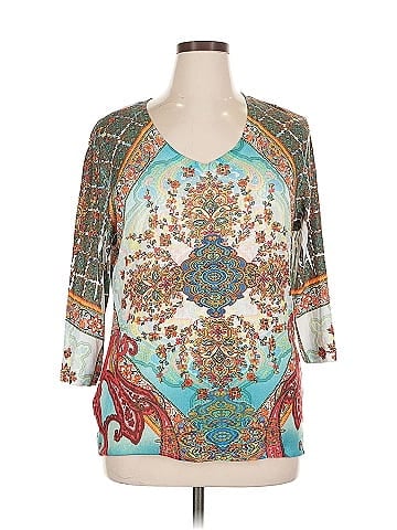 Cato 3/4 Sleeve Blouse (view 1)
