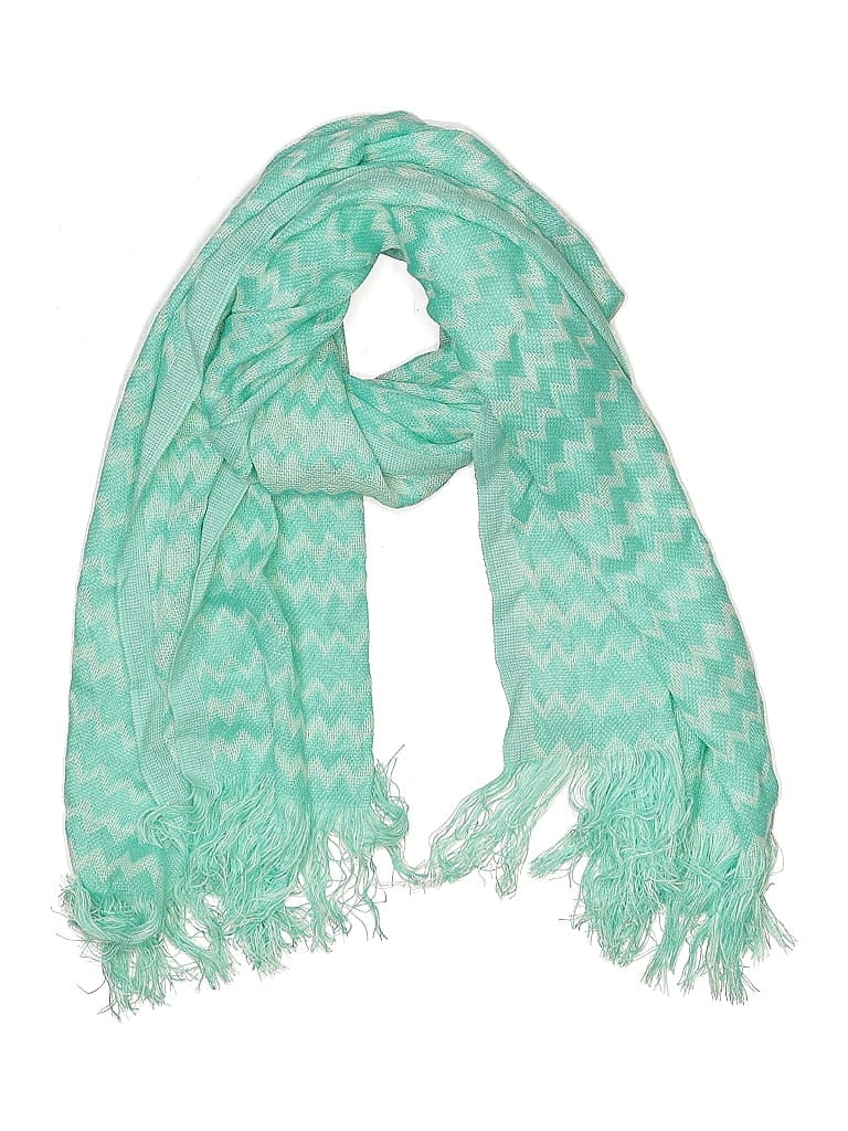 Pre-owned Assorted Brands Scarf In Blue