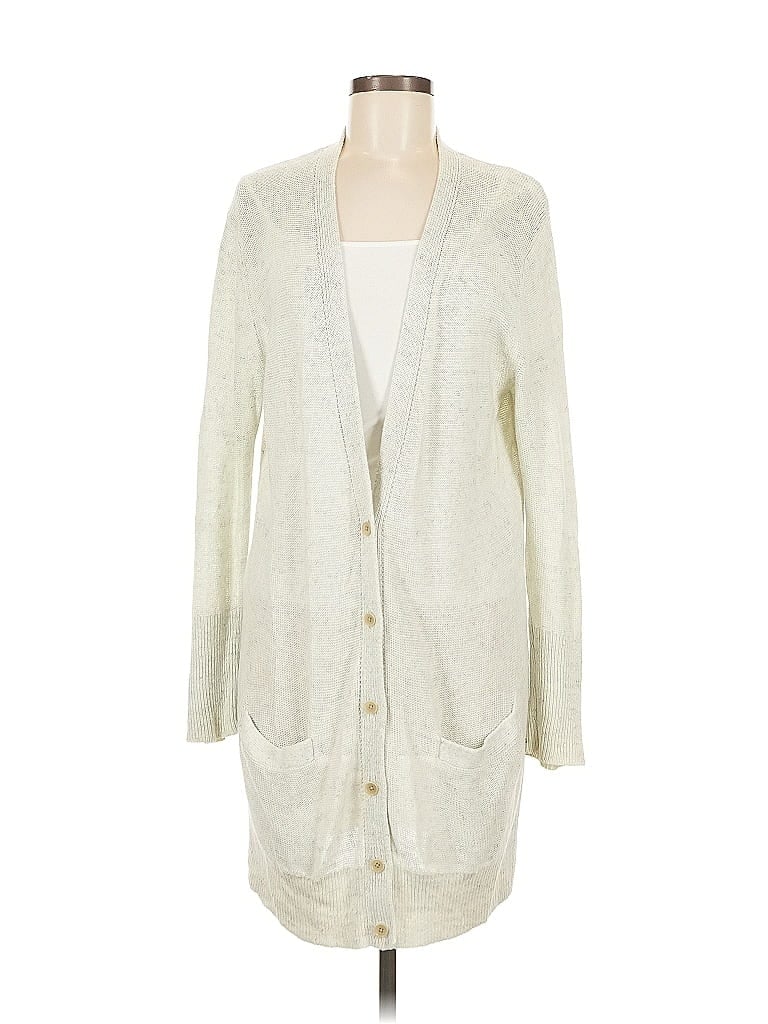 Pre-owned Banana Republic Cardigan Sweater In Green