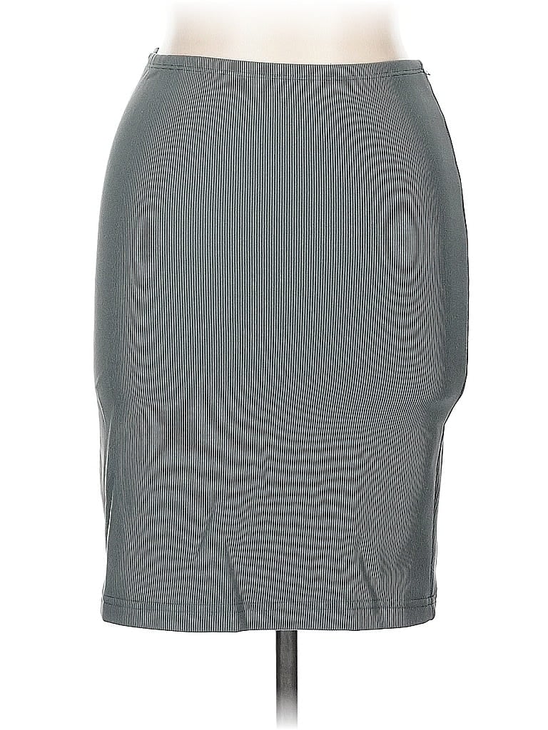 Pre-owned American Apparel Casual Skirt In Gray