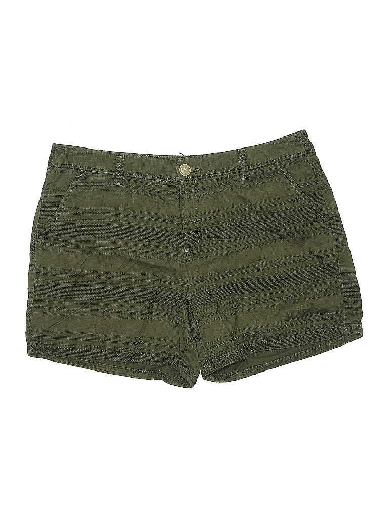 Pre-owned Liz Claiborne Khaki Shorts In Green