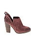 Vince Camuto Burgundy Brown Ankle Boots Size 4 1/2 - photo 1
