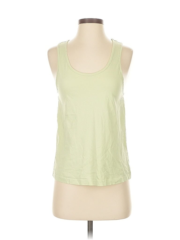Pre-owned Primark Tank Top Green Halter Neckline Tops