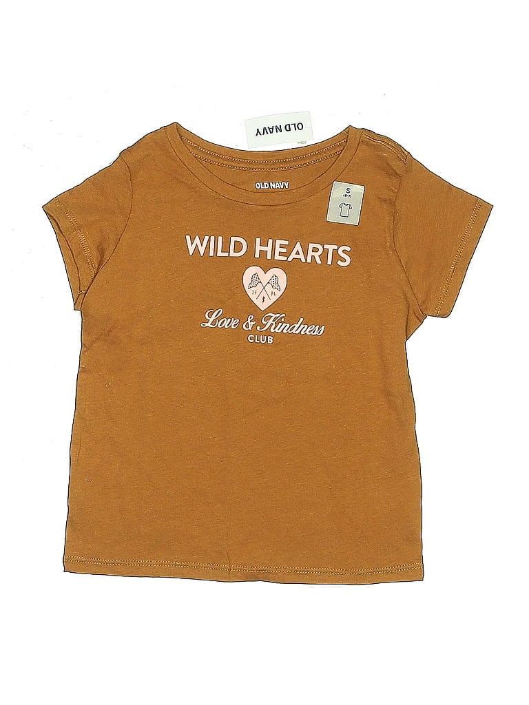 Pre-owned Old Navy Kids' Short Sleeve T-shirt In Brown