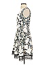 Donna Ricco Print Ivory White Cocktail Dress Size 2 - photo 5