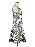 Donna Ricco Print Ivory White Cocktail Dress Size 2 - photo 4