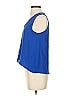 Gilli Blue Sleeveless Blouse Size S - photo 5