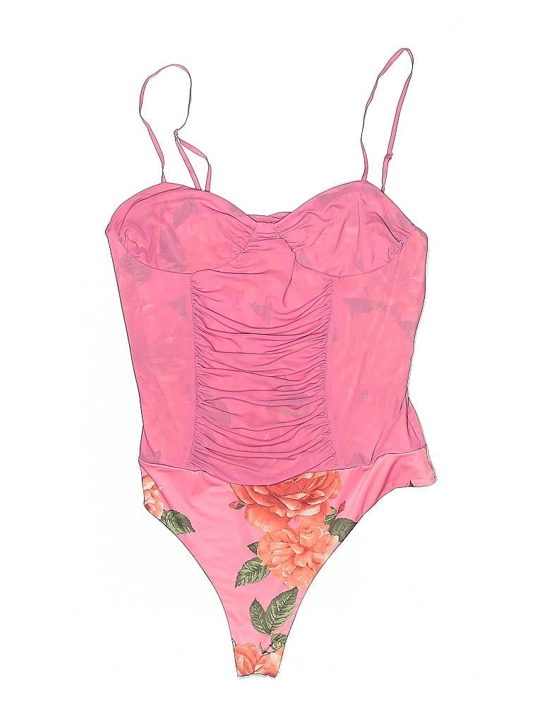 Click to view more detailed imagery on our partner's website Pre-owned Afrm One Piece Swimsuit In Pink