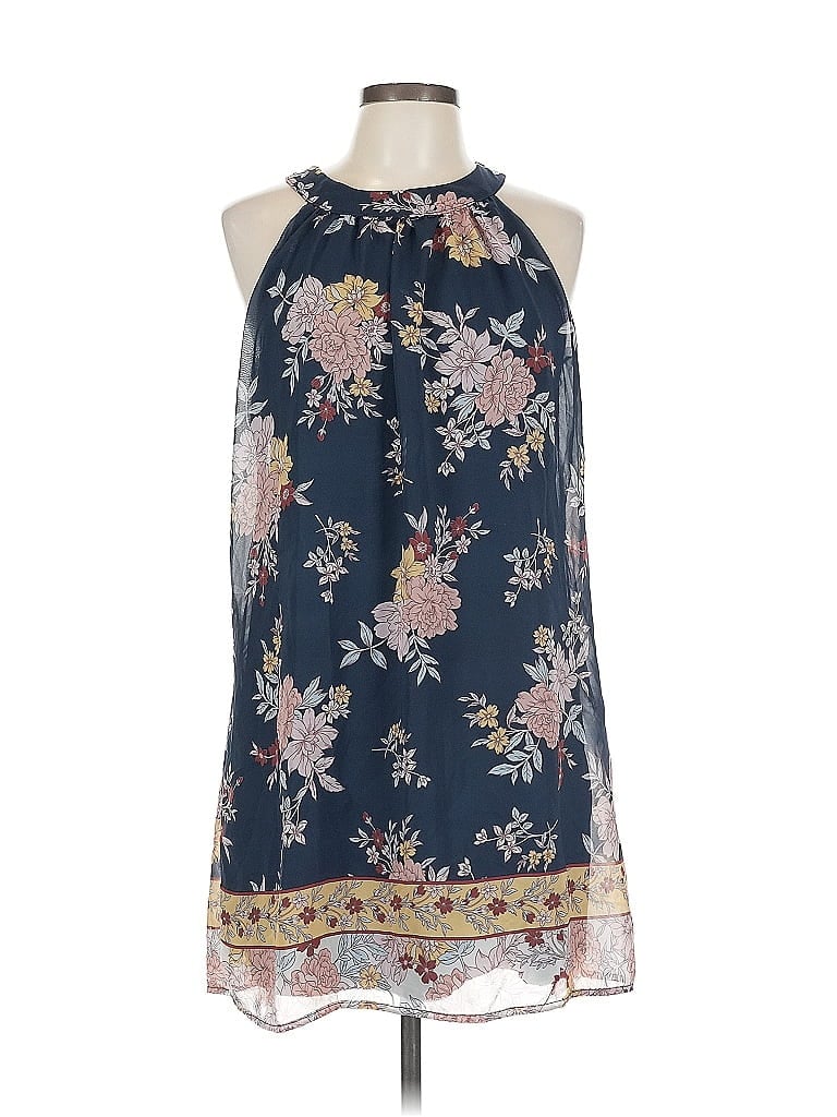 Pre-owned Crystal Sky Casual Dress In Blue