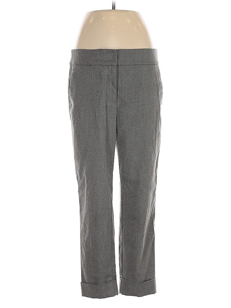 Pre-owned Ann Taylor Loft Dress Pants In Gray