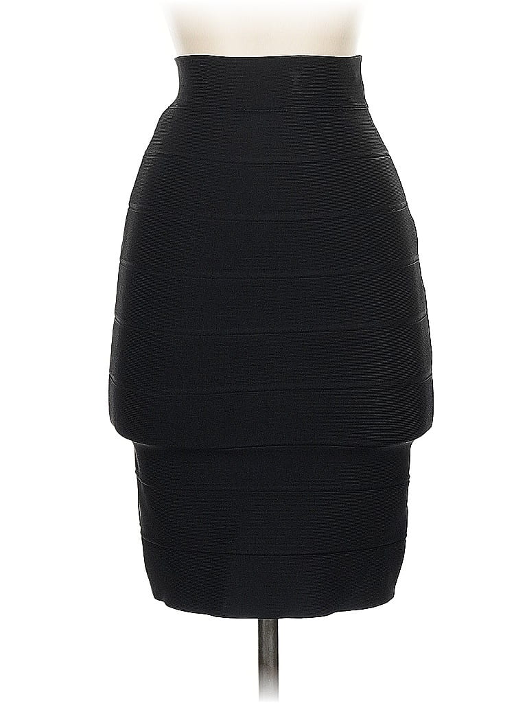 Pre-owned Bcbgmaxazria Formal Skirt In Black