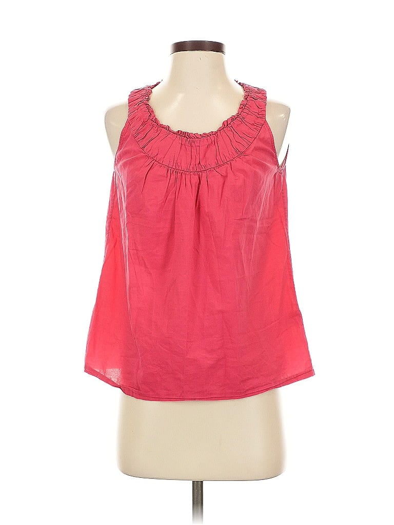 Click to view more detailed imagery on our partner's website Pre-owned Banana Republic Factory Store Sleeveless Blouse In Pink