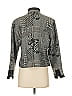 Coldwater Creek Graphic Gray Jacket Size S - photo 2
