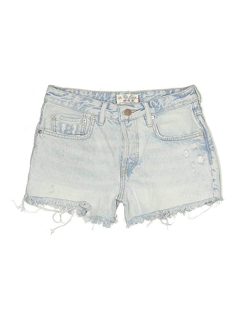Pre-owned We The Free Denim Shorts In Blue