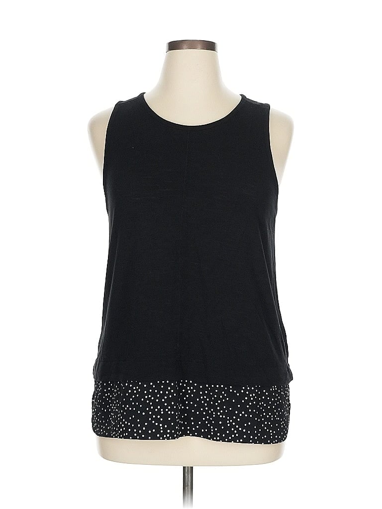 Pre-owned J.crew Factory Store Sleeveless Top Black Halter Neckline Tops