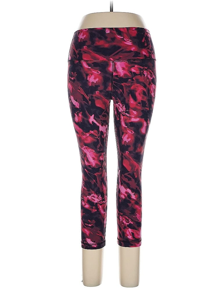 Click to view more detailed imagery on our partner's website Pre-owned Lululemon Athletica Active Pants In Red