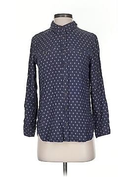Treasure & Bond 3/4 Sleeve Button Down Shirt
