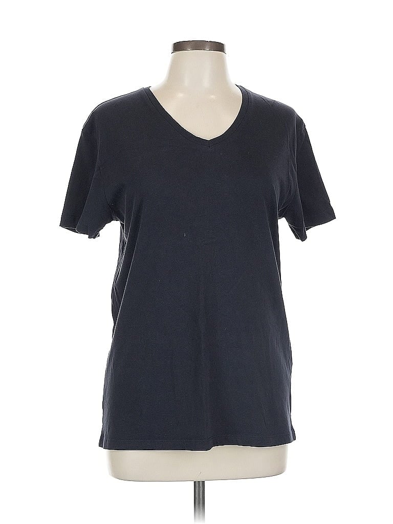 Pre-owned Zara Short Sleeve T-shirt In Blue