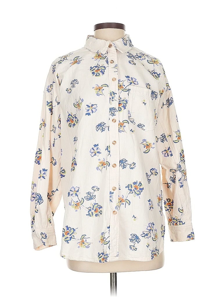 Click to view more detailed imagery on our partner's website Pre-owned Pilcro Long Sleeve Blouse In White