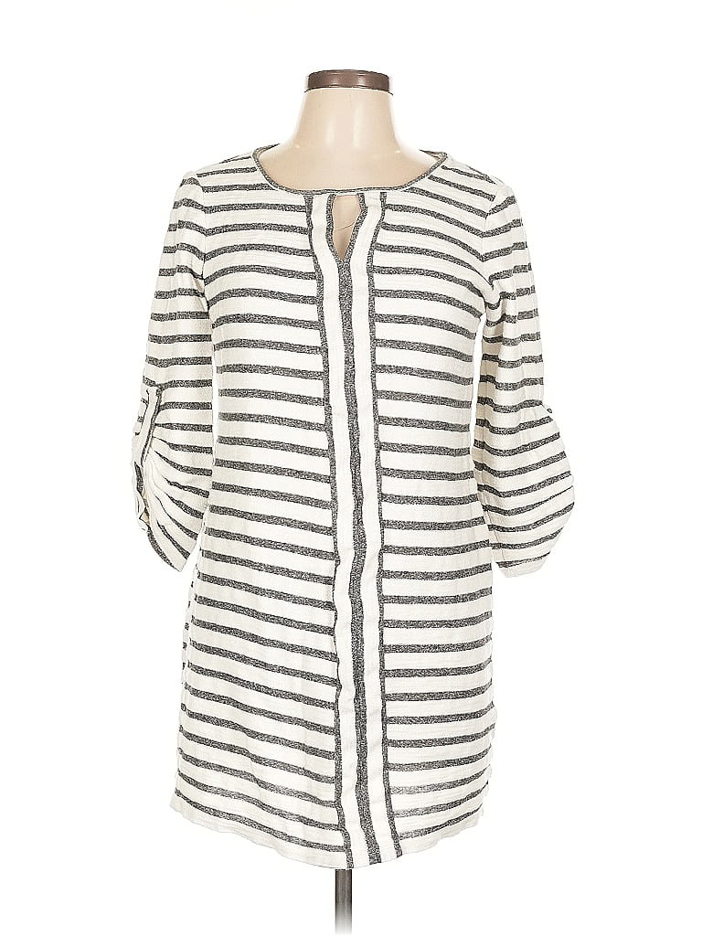 Pre-owned Max Studio Casual Dress In White