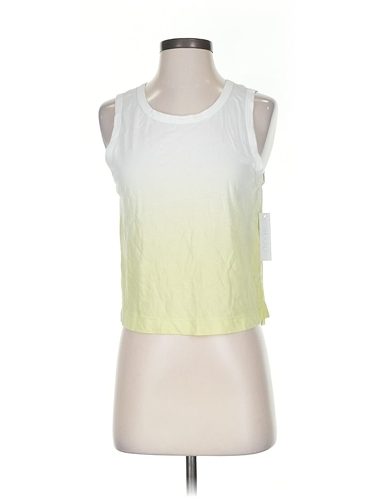 Click to view more detailed imagery on our partner's website Pre-owned Abound Tank Top White Halter Neckline Tops