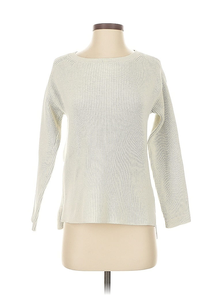 Pre-owned Banana Republic Pullover Sweater In White