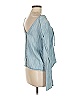 Cloth & Stone Blue Long Sleeve Blouse Size XS - photo 4