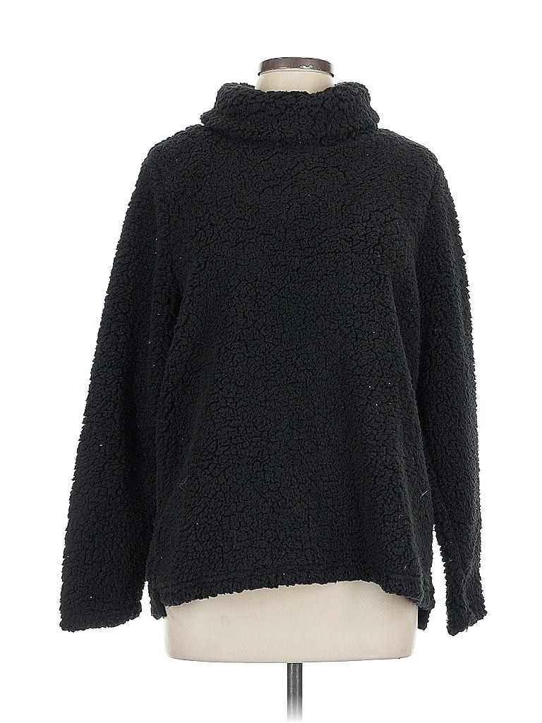 Pre-owned New Directions Turtleneck Sweater In Black