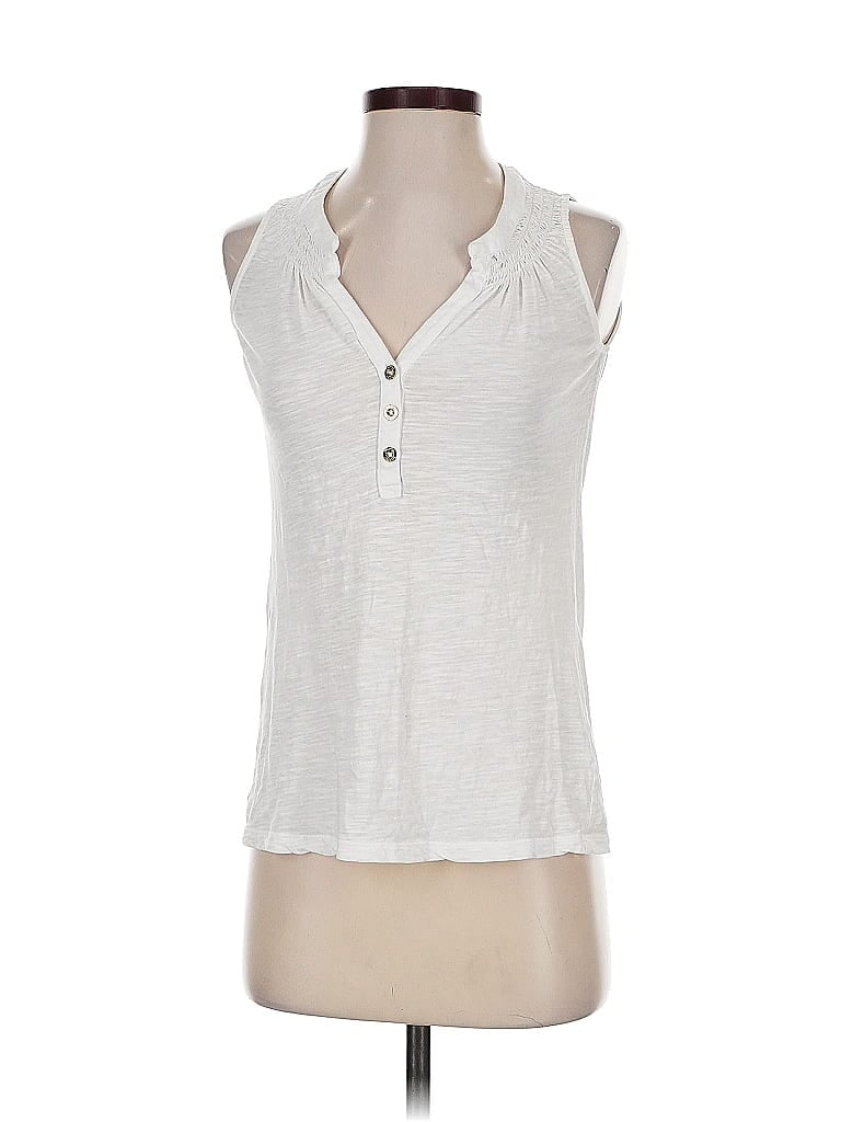 Pre-owned Lilly Pulitzer Sleeveless T-shirt In White