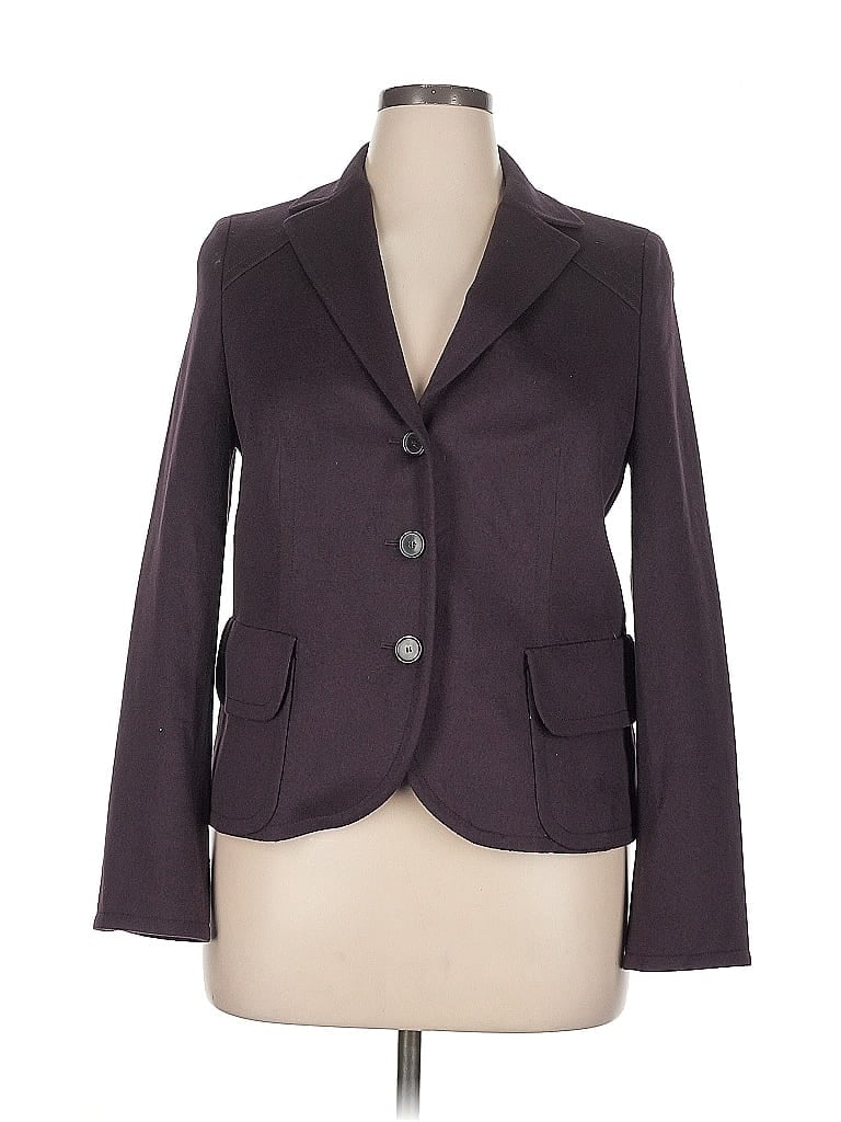 Pre-owned Akris Punto Blazer Jacket In Purple