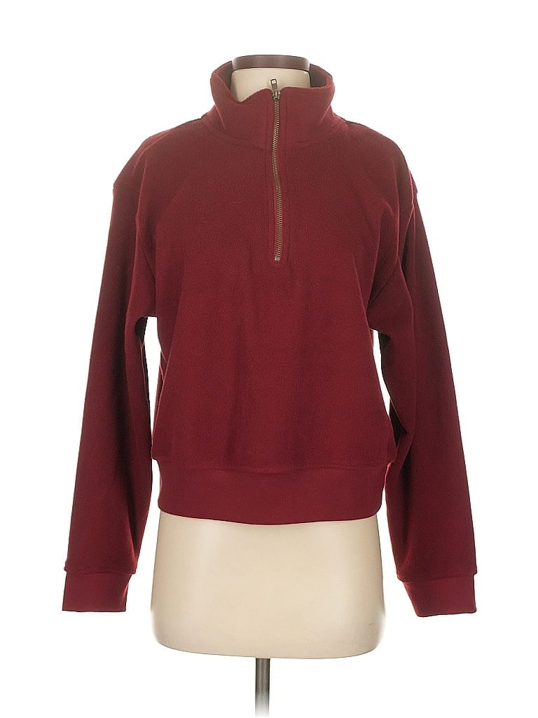 Pre-owned Natural Reflections Sweatshirt In Burgundy