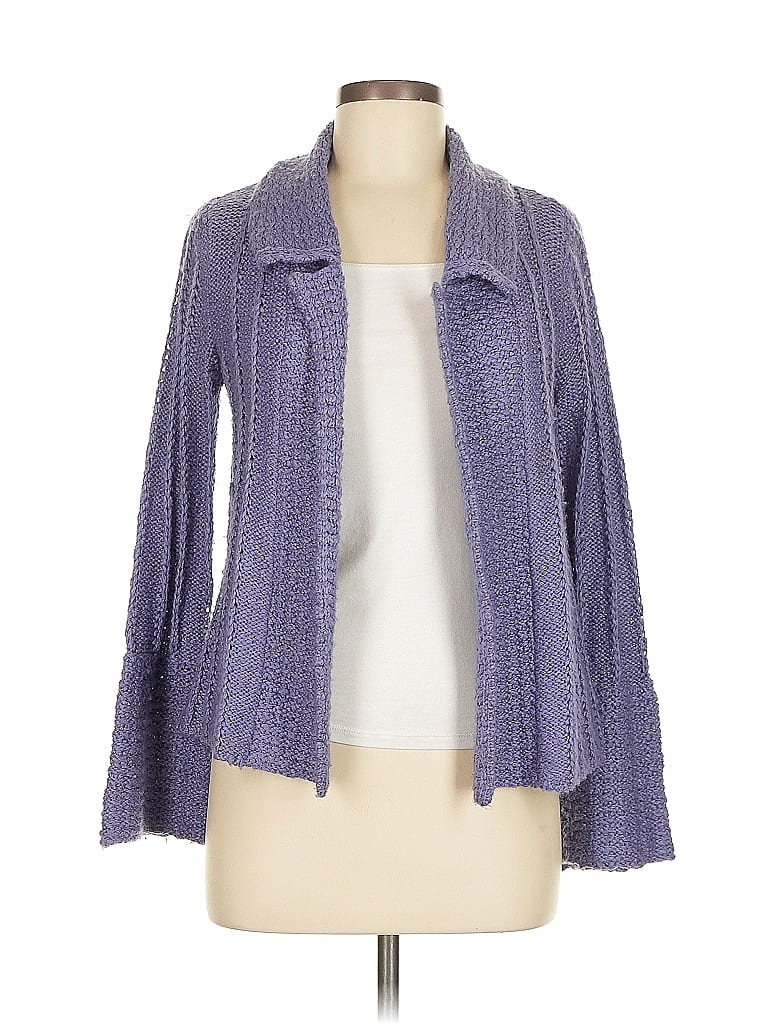 Pre-owned Plenty By Tracy Reese Cardigan Sweater In Purple